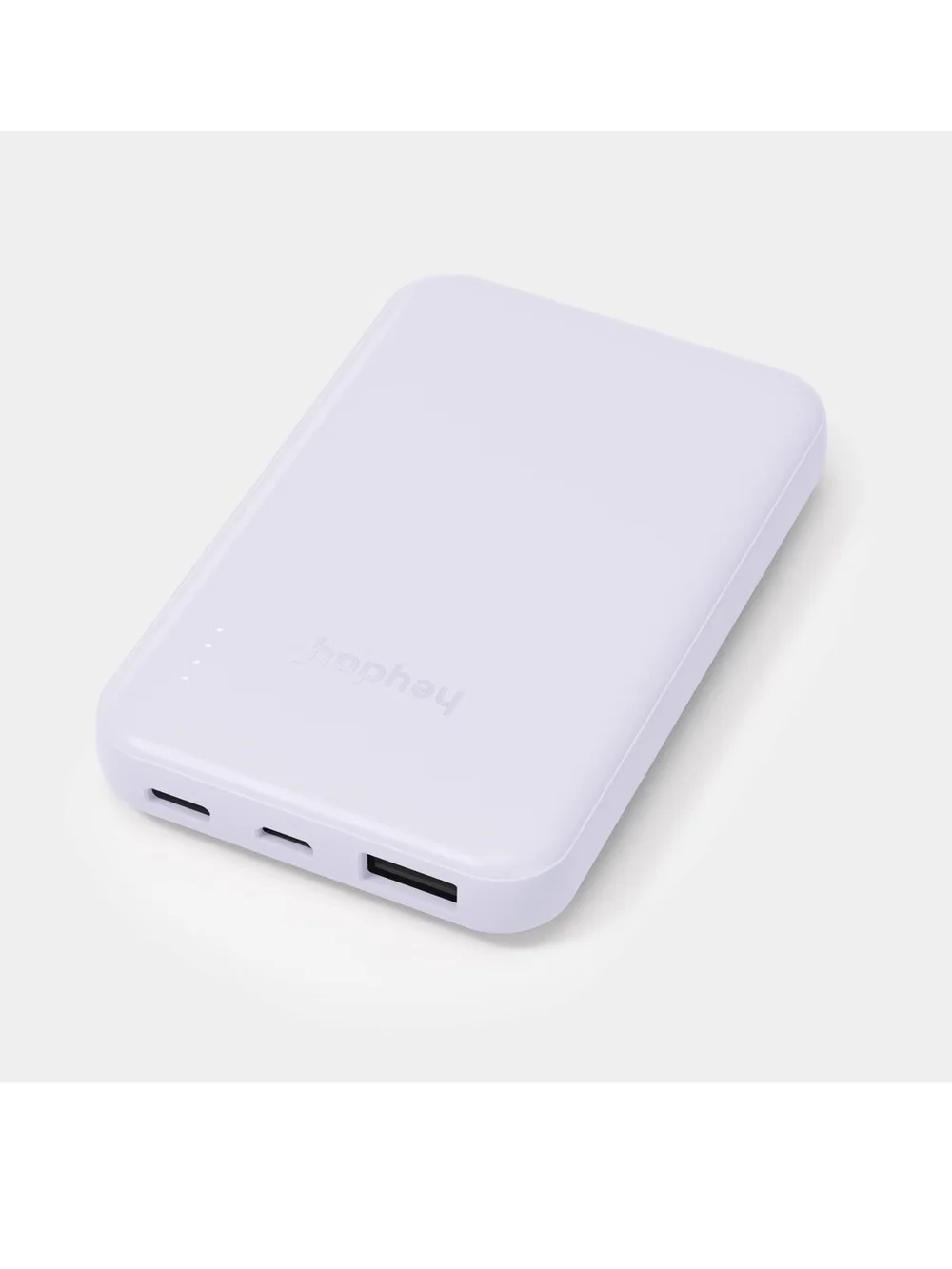 heyday Portable Power Bank in Light Purple - Dual USB Ports